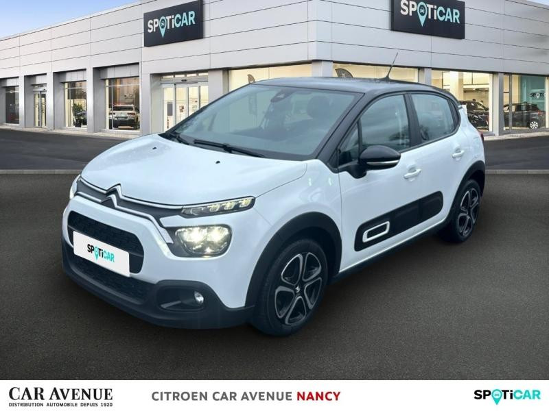 Used CITROEN C3 1.2 PureTech 110ch S&S Shine EAT6 2022 Blanc Banquise (O) - Noir Onyx € 12490 in Nancy
