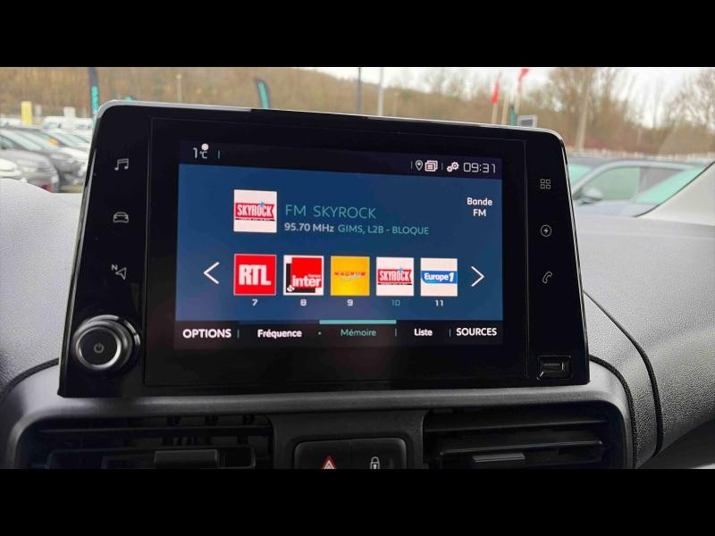 Used CITROEN Berlingo Van M 800kg Electrique 136ch Batterie 50 kWh Cabine Extenso 3 places Pack Driver Connect 2023 Blanc Icy € 15990 in Nancy