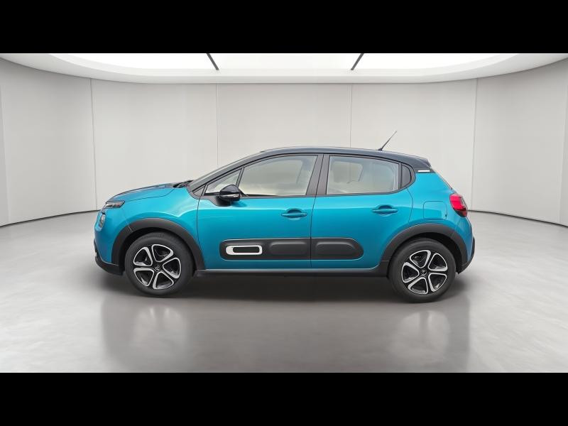 Used CITROEN C3 1.2 PureTech 110ch S&S Feel Pack 124g 2021 Spring Blue (M) - Noir Onyx € 12990 in Nancy