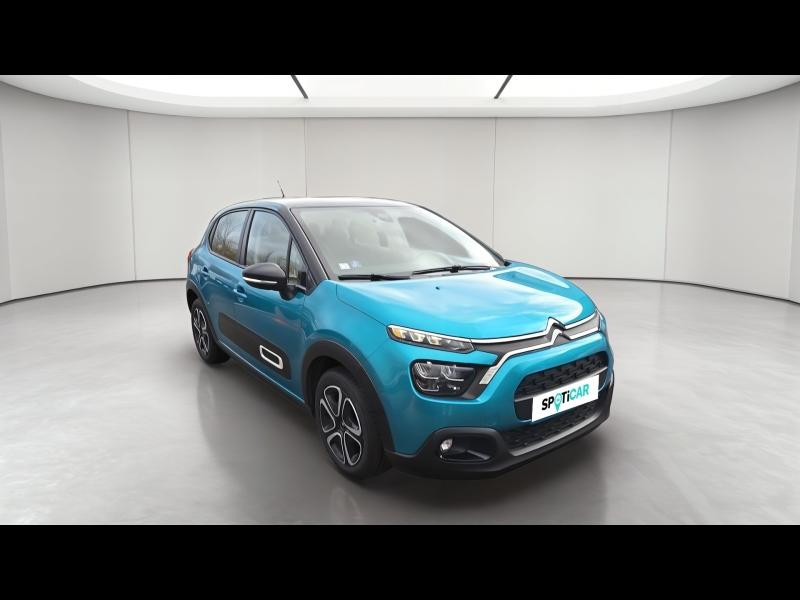 Used CITROEN C3 1.2 PureTech 110ch S&S Feel Pack 124g 2021 Spring Blue (M) - Noir Onyx € 12990 in Nancy