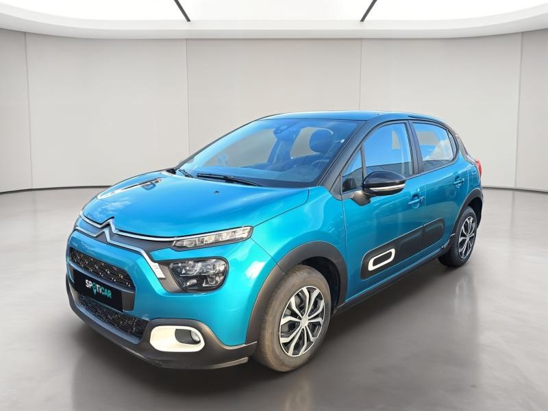 Used CITROEN C3 1.2 PureTech 83ch S&S Feel Pack 2021 Spring Blue (M) - Noir Onyx € 11490 in Nancy