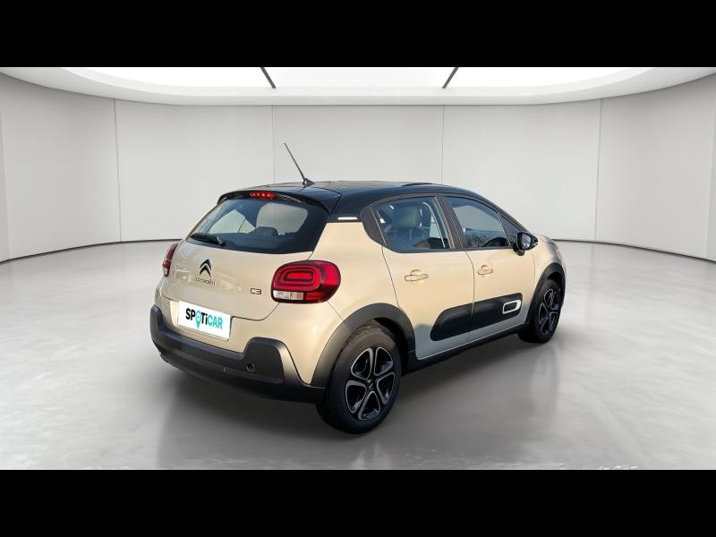 Occasion CITROEN C3 1.2 PureTech 83ch S&S Feel Pack 2021 Sable (N) - Noir Onyx 11790 € à Nancy