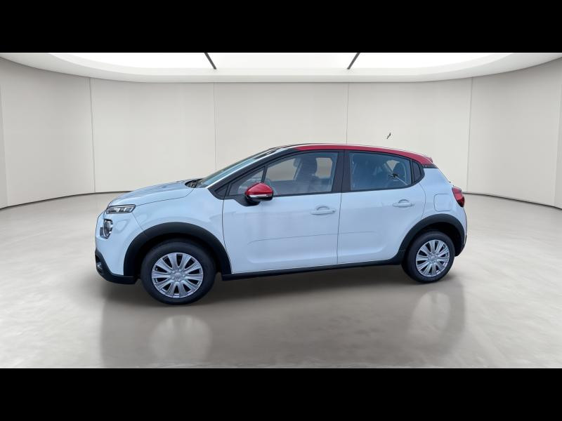Occasion CITROEN C3 1.5 BlueHDi 100ch S&S Feel E6.d 2022 Blanc Banquise (O) - Rouge Aden 12490 € à Nancy