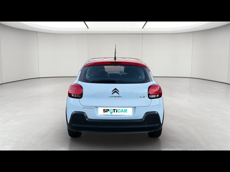 Occasion CITROEN C3 1.5 BlueHDi 100ch S&S Feel E6.d 2022 Blanc Banquise (O) - Rouge Aden 12490 € à Nancy
