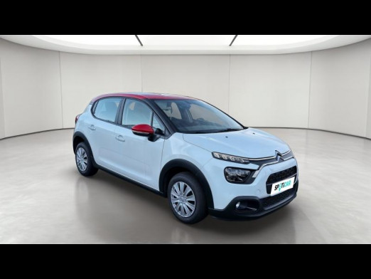 Occasion CITROEN C3 1.5 BlueHDi 100ch S&S Feel E6.d 2022 Blanc Banquise (O) - Rouge Aden 12 490 € à Nancy