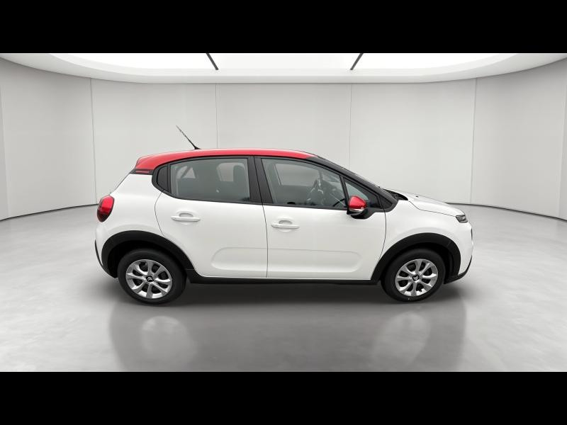 Occasion CITROEN C3 1.5 BlueHDi 100ch S&S Feel E6.d 2022 Blanc Banquise (O) - Rouge Aden 9890 € à Nancy
