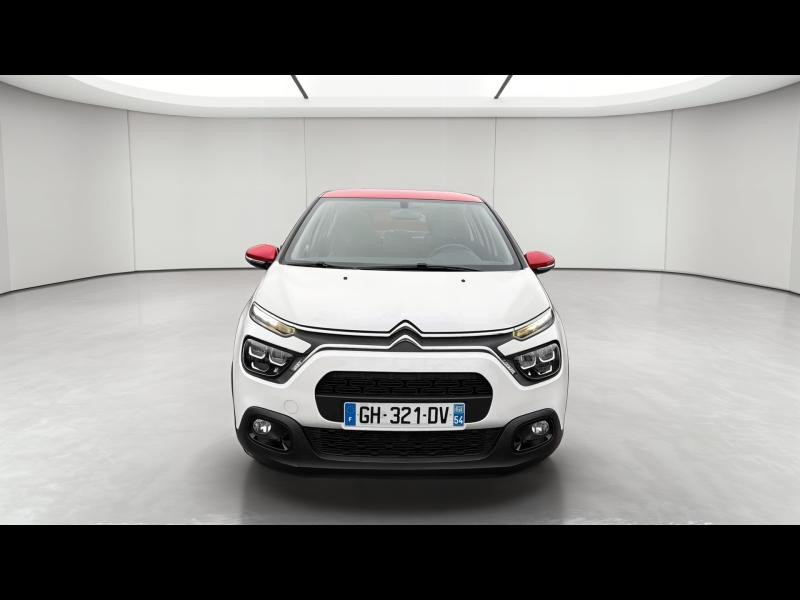Occasion CITROEN C3 1.5 BlueHDi 100ch S&S Feel E6.d 2022 Blanc Banquise (O) - Rouge Aden 9890 € à Nancy