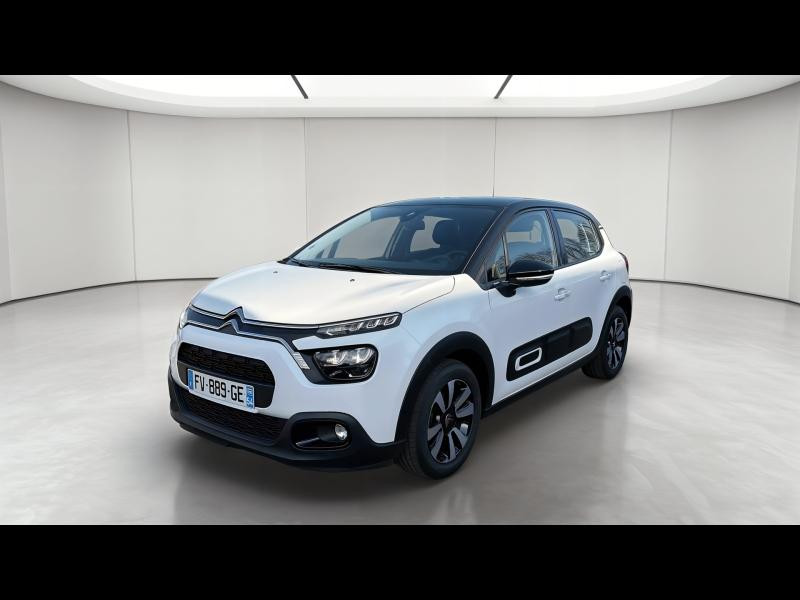 Occasion CITROEN C3 1.2 PureTech 83ch S&S Shine 2020 Blanc banquise 9990 € à Nancy