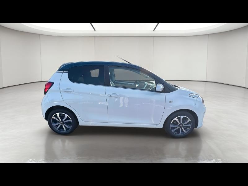Occasion CITROEN C1 VTi 72 S&S Shine 5p E6.d 2021 Blanc Oural - Toit Emeraude Blue 11490 € à Nancy