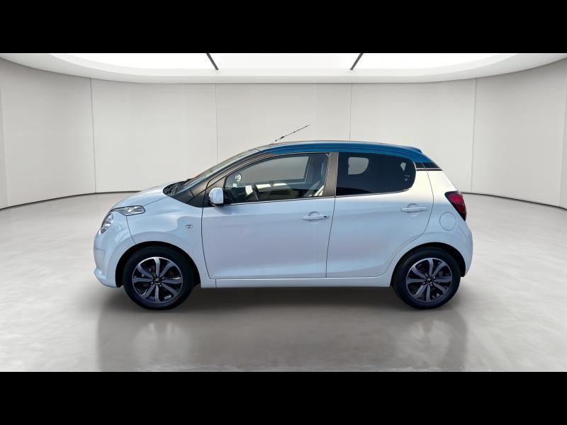 Occasion CITROEN C1 VTi 72 S&S Shine 5p E6.d 2021 Blanc Oural - Toit Emeraude Blue 11490 € à Nancy