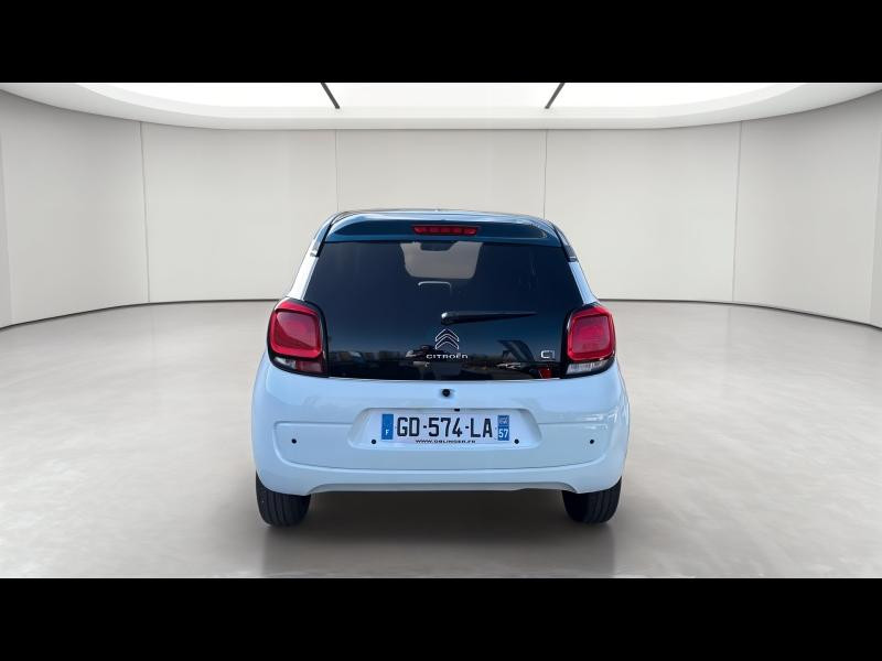 Occasion CITROEN C1 VTi 72 S&S Shine 5p E6.d 2021 Blanc Oural - Toit Emeraude Blue 11490 € à Nancy