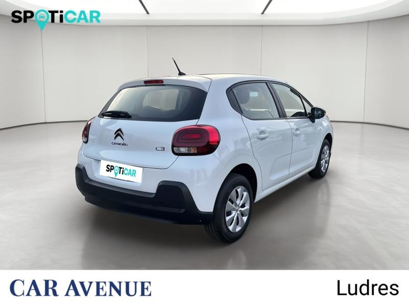 Occasion CITROEN C3 1.5 BlueHDi 100ch S&S Feel Business E6.d 2021 Blanc Banquise (O) 12190 € à Nancy