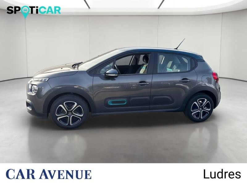 Occasion CITROEN C3 1.2 PureTech 83ch S&S Feel Pack 2021 Gris Platinium (M) - Bleu Emeraude 10990 € à Nancy