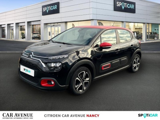 Used CITROEN C3 1.2 PureTech 83ch S&S Feel Pack 2021 Noir Perla Nera (N) - Rouge Aden € 11,790 in Nancy