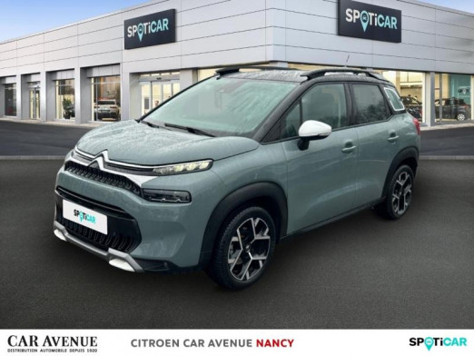 Occasion CITROEN C3 Aircross PureTech 130ch S&S Shine Pack EAT6 2021 Kaki Grey (O) - Blanc Opale 13 990 € à Nancy
