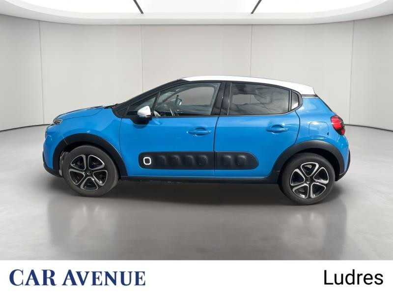 Used CITROEN C3 PureTech 82ch Shine 2017 Cobalt Blue - Blanc Opale € 8990 in Nancy