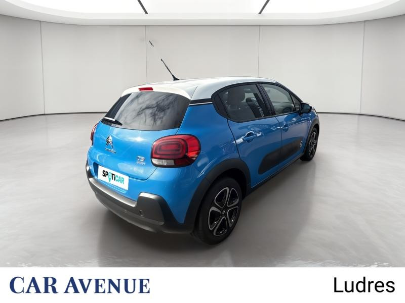 Used CITROEN C3 PureTech 82ch Shine 2017 Cobalt Blue - Blanc Opale € 8990 in Nancy