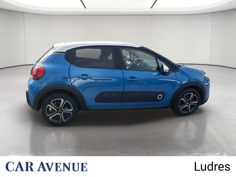 Used CITROEN C3 PureTech 82ch Shine 2017 Cobalt Blue - Blanc Opale € 8990 in Nancy