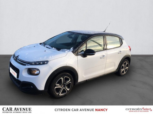 Occasion CITROEN C3 PureTech 82ch Shine S&S E6.d-TEMP 2018 Blanc Banquise 12 490 € à Lunéville
