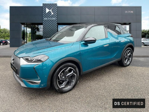 Occasion DS DS 3 Crossback PureTech 130ch Grand Chic Automatique 7cv 2021 Bleu Millenium - Toit Noir Perla Nera 30 086 € à Lunéville