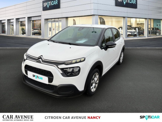 Used CITROEN C3 1.2 PureTech 83ch S&S Feel 122-123g 2021 Blanc Banquise (O) € 12,400 in Lunéville