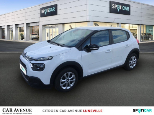 Used CITROEN C3 1.5 BlueHDi 100ch S&S Feel E6.d 2020 Blanc Banquise (O) € 13,100 in Lunéville