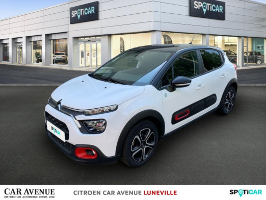 Occasion CITROEN C3 1.2 PureTech 83ch S&S C-Series 123g 2023 Blanc Banquise (O) - Noir Perla Nera 15 400 € à Lunéville