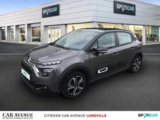 Occasion CITROEN C3 1.2 PureTech 83ch S&S Feel Pack 2020 Gris Platinium (M) - Noir Onyx 11 710 € à Lunéville