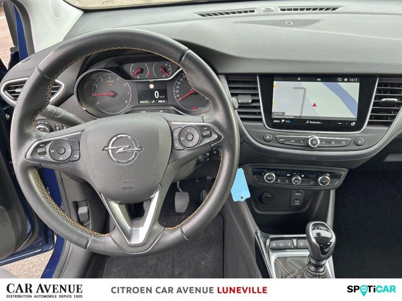 Occasion OPEL Crossland X 1.2 Turbo 110ch Elegance 6cv 2020 Bleu Intense 11990 € à Lunéville