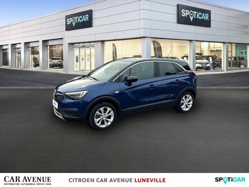 Occasion OPEL Crossland X 1.2 Turbo 110ch Elegance 6cv 2020 Bleu Intense 11990 € à Lunéville