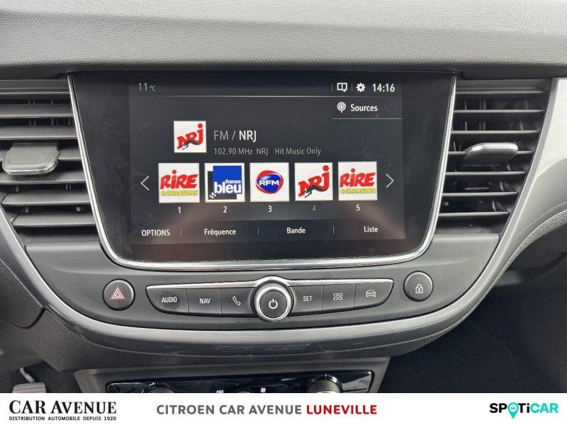 Occasion OPEL Crossland X 1.2 Turbo 110ch Elegance 6cv 2020 Bleu Intense 11990 € à Lunéville