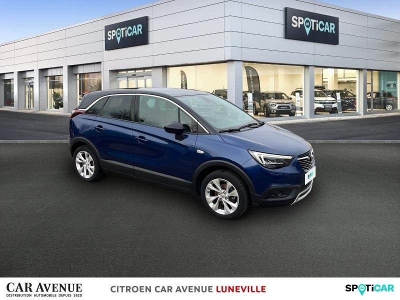 Occasion OPEL Crossland X 1.2 Turbo 110ch Elegance 6cv 2020 Bleu Intense 11990 € à Lunéville