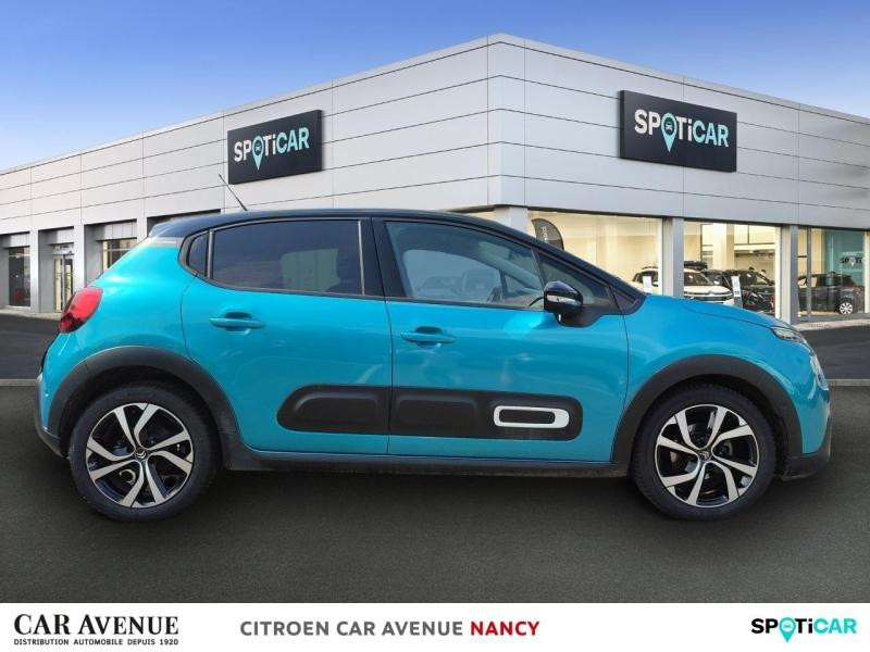 Used CITROEN C3 1.2 PureTech 110ch S&S Shine Pack  EAT6 2020 Spring Blue (M) - Noir Onyx € 11890 in Lunéville