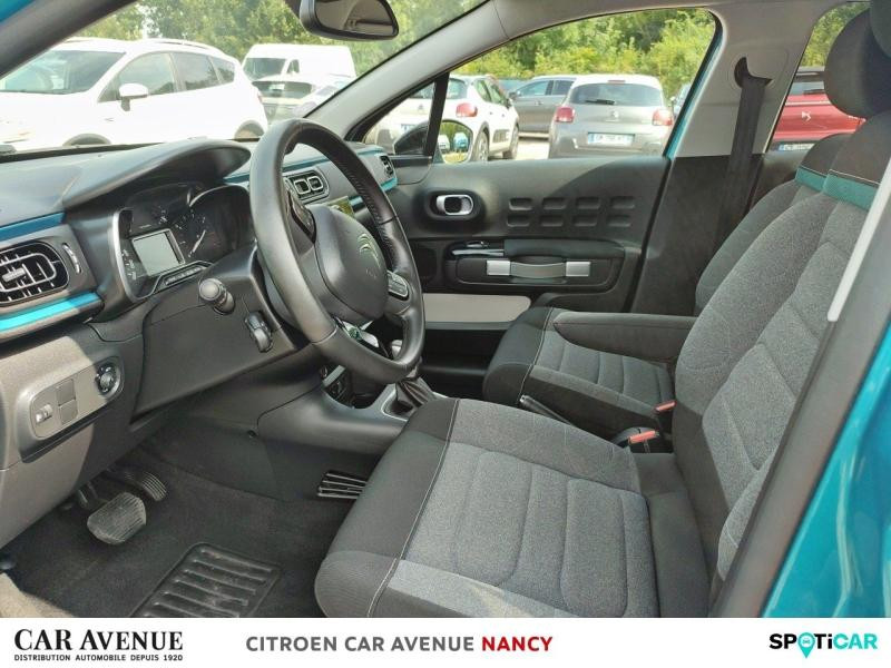 Used CITROEN C3 1.2 PureTech 110ch S&S Shine Pack  EAT6 2020 Spring Blue (M) - Noir Onyx € 11890 in Lunéville