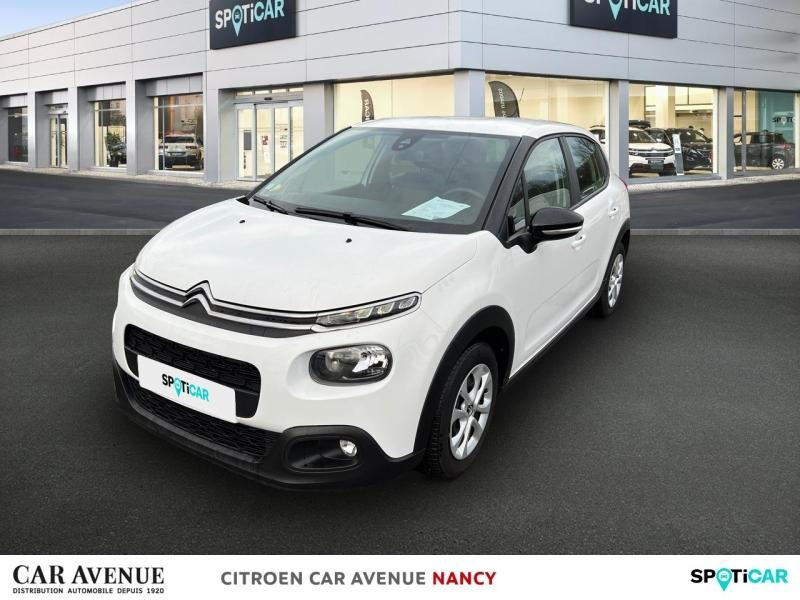 Occasion CITROEN C3 BlueHDi 100ch Feel S&S E6.d-TEMP BVM5 2019 Blanc Banquise 12490 € à Lunéville