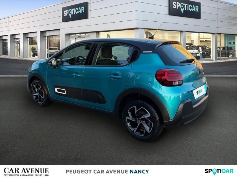 Occasion CITROEN C3 1.2 PureTech 110ch S&S Shine 124g 2020 Spring Blue (M) - Noir Onyx 9290 € à Lunéville