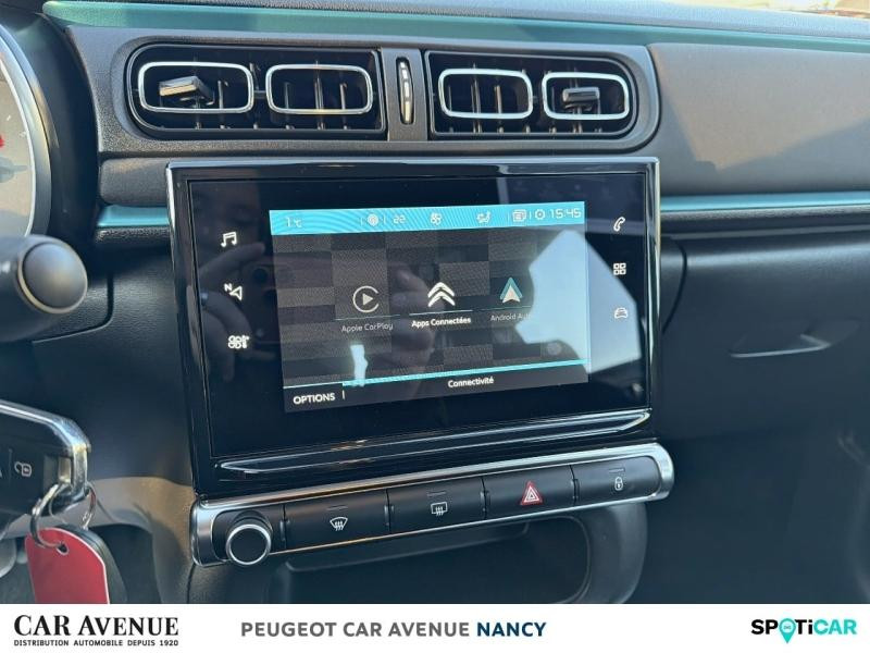 Occasion CITROEN C3 1.2 PureTech 110ch S&S Shine 124g 2020 Spring Blue (M) - Noir Onyx 9290 € à Lunéville