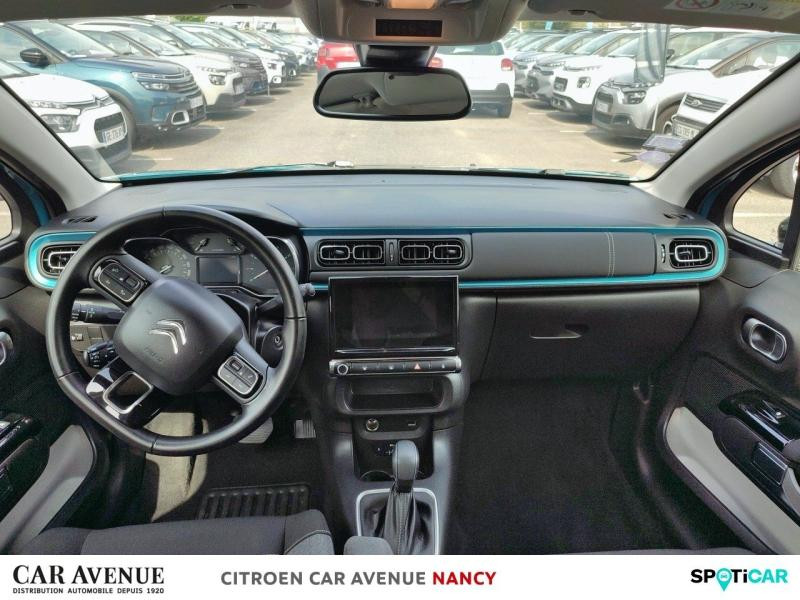 Used CITROEN C3 1.2 PureTech 110ch S&S Shine Pack  EAT6 2020 Spring Blue (M) - Noir Onyx € 11490 in Lunéville