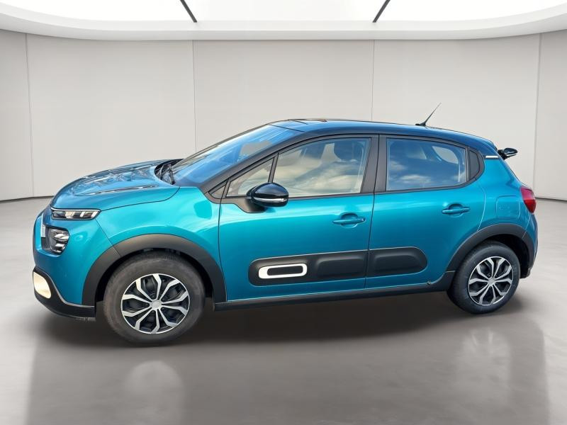 Occasion CITROEN C3 1.2 PureTech 83ch S&S Feel Pack 2021 Spring Blue (M) - Noir Onyx 11490 € à Lunéville