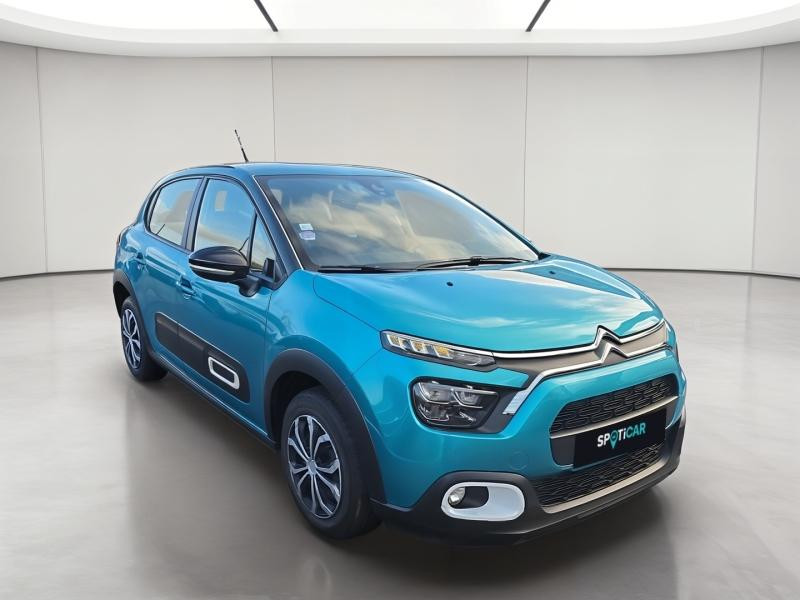 Occasion CITROEN C3 1.2 PureTech 83ch S&S Feel Pack 2021 Spring Blue (M) - Noir Onyx 11490 € à Lunéville