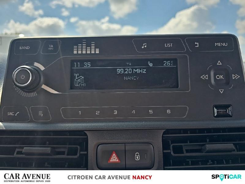 Occasion CITROEN Berlingo Van M 650kg BlueHDi 100ch S&S Cabine Extenso 3 places Pack Driver Connect 2023 Blanc Icy 14990 € à Lunéville