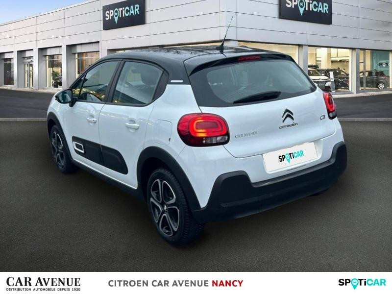 Occasion CITROEN C3 1.2 PureTech 110ch S&S Shine EAT6 2022 Blanc Banquise (O) - Noir Onyx 12490 € à Lunéville