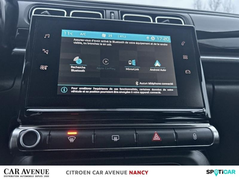 Occasion CITROEN C3 1.2 PureTech 110ch S&S Shine EAT6 2022 Blanc Banquise (O) - Noir Onyx 12490 € à Lunéville