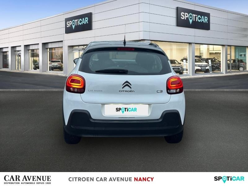 Occasion CITROEN C3 1.2 PureTech 110ch S&S Shine EAT6 2022 Blanc Banquise (O) - Noir Onyx 12490 € à Lunéville