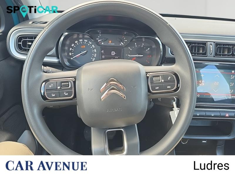 Occasion CITROEN C3 1.2 PureTech 83ch S&S Feel Pack 2021 Spring Blue (M) - Noir Onyx 11490 € à Lunéville