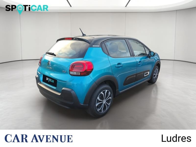 Occasion CITROEN C3 1.2 PureTech 83ch S&S Feel Pack 2021 Spring Blue (M) - Noir Onyx 11490 € à Lunéville