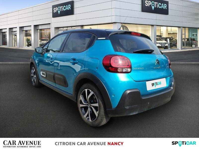 Used CITROEN C3 1.2 PureTech 110ch S&S Shine Pack  EAT6 2020 Spring Blue (M) - Noir Onyx € 10290 in Lunéville