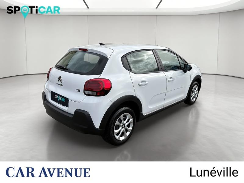 Occasion CITROEN C3 1.5 BlueHDi 100ch S&S Feel E6.d 2022 Blanc Banquise (O) 14990 € à Lunéville