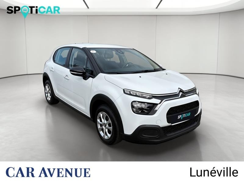Occasion CITROEN C3 1.5 BlueHDi 100ch S&S Feel E6.d 2022 Blanc Banquise (O) 14990 € à Lunéville