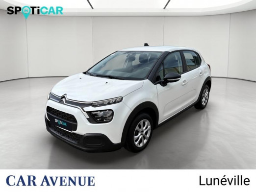 Occasion CITROEN C3 1.5 BlueHDi 100ch S&S Feel E6.d 2022 Blanc Banquise (O) 14 990 € à Lunéville